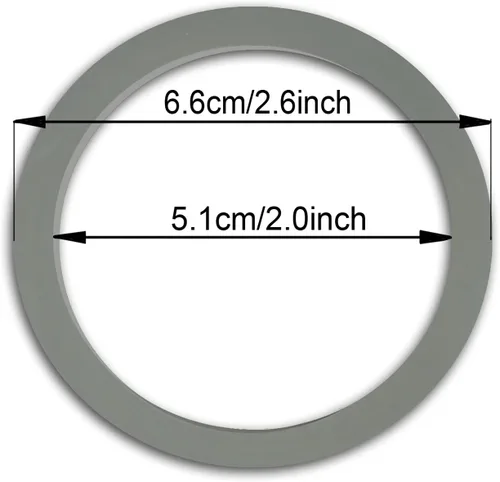 Miniatura 2 de Paquete de 2 juntas de licuadora gris, compatible con piezas de repuesto Osterizer y Oster Blender (2)