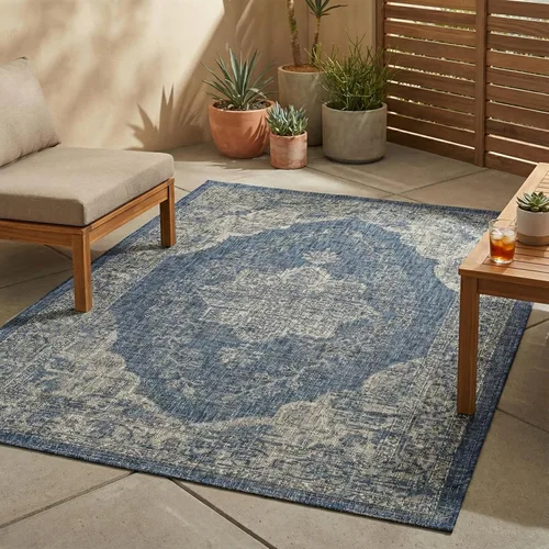 Miniatura 19 de FH Home Alfombra plana tejida para exteriores, impermeable, fácil de limpiar, resistente a las manchas, hilo de polipropileno de alta calidad