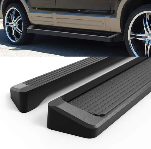 Miniatura 4 de HD Ridez Estribo de estilo plano de 6 pulgadas pulido compatible con Ford Explorer Mercury Mountaineer 2002-2005 4 puertas