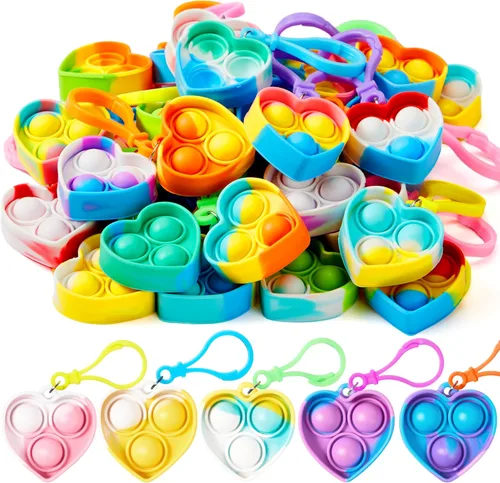 Miniatura 9 de JOYIN Clavero de Juguetes para la Ansiedad de Dinosaurio Pop 30 Pack Juguetes para la Ansiedad a Granel, Recuerdos de Fiesta para Niños, Rellenos