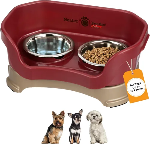 Miniatura 26 de Neater Pet Brands Neater Feeder Deluxe Cuencos para perros a prueba de derrames elevados para perros grandes de más de 40 libras, fabricado en EE.