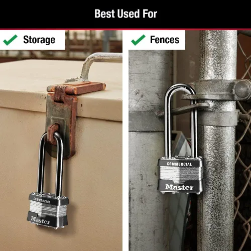 Miniatura 4 de Master Lock 1KALJ - Candado para exteriores con llave, plateado, 1LJ, 1 paquete