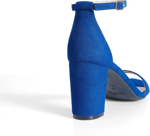 Miniatura 4 de DREAM PAIRS - Sandalias de tacón grueso y bajo para mujer