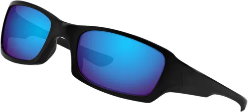 Miniatura 2 de BroLizard - Lente polarizada para gafas de sol Oakley Fives Squared, azul