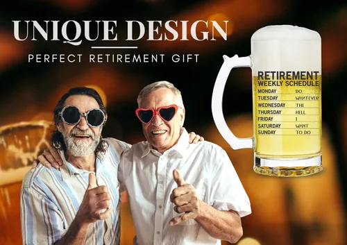 Miniatura 2 de Onebttl Regalos de jubilación para hombres, divertida taza de cerveza de jubilación de 17 onzas (16.9 fl oz), regalos para jubilados para abuelo