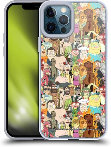Miniatura 98 de Head Case Designs Funda de gel con licencia oficial de Rick and Morty Aliens Season 3 [protección de grado militar] compatible con Apple iPhone 12