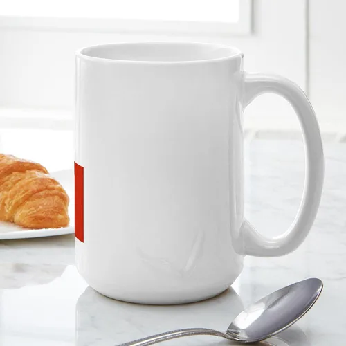 Miniatura 4 de CafePress Taza de café de cerámica extra grande de 15 oz (15.0 fl oz) con bandera de Chile