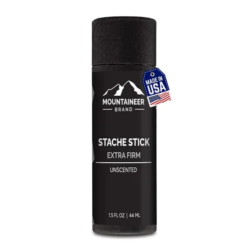 Miniatura 11 de Mountaineer Brand Stache Stick Aroma de Apalachia Hecho con ingredientes naturales West Virginia Firme y duradero Cera de bigote