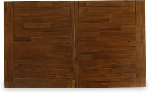 Miniatura 7 de East West Furniture ALAFR7-81-02 Juego de mesa de comedor moderno de 7 piezas consta de una mesa rectangular de madera con hojas extraíbles y 6