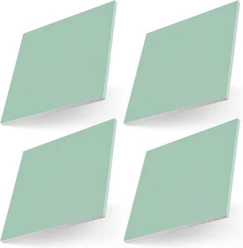 Miniatura 7 de Amylove Panel de Reparación de Paneles de Yeso Parche de Panel de Yeso Reparación para Remendar Pared (2 Piezas, Verde, 16 x 16 x 1/2 Pulgada)