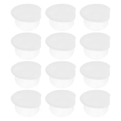 Miniatura 10 de Fundas para cepillos de labios, cubiertas de silicona para brochas de maquillaje, cubierta antipérdida, protectores de cepillo cosmético para Negro