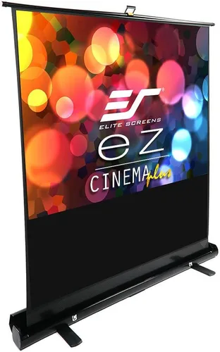 Miniatura 18 de Elite Screens ezCinema 2 pantalla de proyección, 84 pulgadas 16:9, manual de piso con extracción de tijera, portátil para oficina en casa, aula