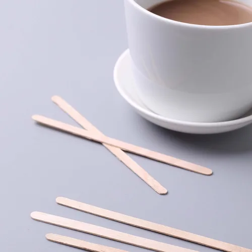 Miniatura 6 de Efavormart - Paquete de 5000 agitadores de café desechables redondos clásicos de madera de abedul de 4 pulgadas