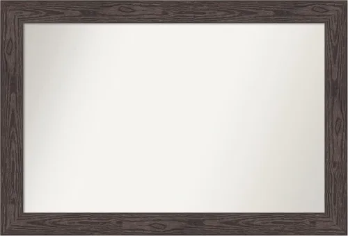 Miniatura 369 de Amanti Art Espejo personalizado, espejo de baño negro puente, espejo de pared o espejo de tocador de baño sobre el fregadero (26 x 26 pulgadas)