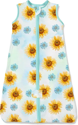 Miniatura 24 de TotAha - Saco de Dormir Ligero, Manta Portátil Elástica, Suave y Acogedora con Cremalleras Seguras de 2 Vías para 0-6-12-24 Meses 0.5 TOG