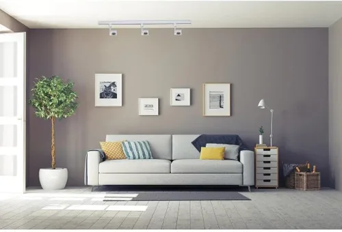 Miniatura 2 de Nuvo Lighting TH443 - Cabezal de riel contemporáneo moderno con acabado blanco, 5.19 pulgadas