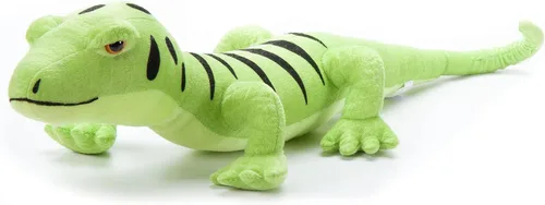 The Petting Zoo Green Tree Monitor de peluche, regalos para niños, animales reptiles salvajes Onez, juguete de peluche de monitor de árbol verde, 22