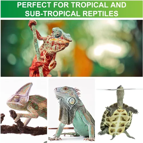 Miniatura 4 de Bombilla UVB para reptiles 5.0, 23 W UV espiral compacta lámpara de terrario fluorescente ideal para reptiles tropicales, dragón barbudo, cangrejo