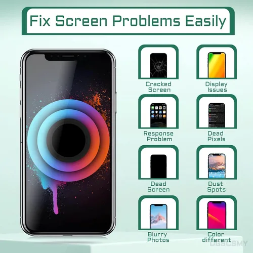 Miniatura 4 de [OLED] para iPhone X Reemplazo de pantalla con altavoz frontal Sensor de proximidad 5.8 pulgadas OLED para iPhone 10 3D pantalla táctil