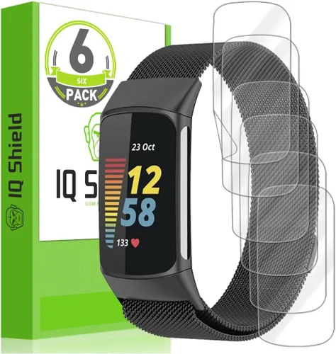 Miniatura 8 de IQShield Paquete de 6 protectores de pantalla para Fitbit Inspire 3, fácil de instalar, ultrafino, antiarañazos, antiburbujas, película de TPU
