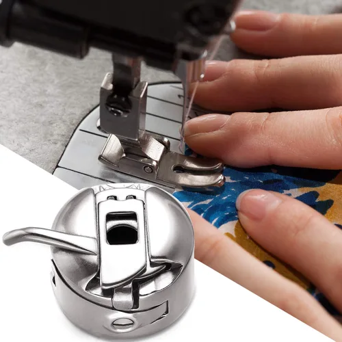 Miniatura 6 de Caja de bobina para máquina de coser de acero inoxidable para carga frontal, máquinas de 15 clases, adecuada para máquinas de coser del hogar