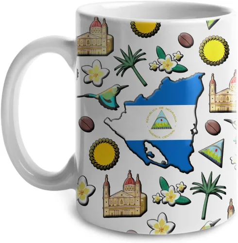 Miniatura 38 de Lotacy Taza de café con símbolos de Cuba con bandera de mapa, taza de cerámica de bandera cubana de 11 onzas, recuerdo de Cuba y regalos, idea
