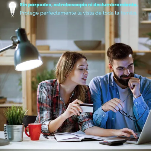 Miniatura 6 de Bombillas LED, equivalente a 100 vatios A19, 13 W, 5000 K, luz blanca diurna, 1500 lúmenes, no regulables, brillantes, E26 Edison, bombillas