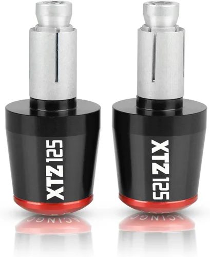Miniatura 8 de Motocicleta para Y&AMAHA XTZ125 XTZ 125 2021 2022 2023 78 pulgadas 22MM Tapas de empuñadura antivibraciones Tapones de manillar de motocicleta Negro