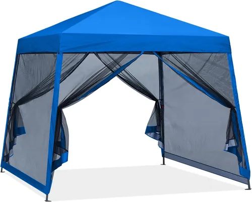 Miniatura 15 de ABCCANOPY Tienda de campaña desplegable de 10 x 10, refugio instantáneo de fácil instalación con bolsa con ruedas, toldo resistente al aire libre