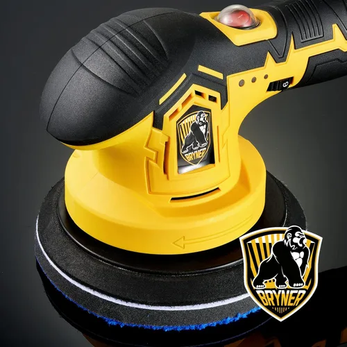 Miniatura 3 de Pulidora inalámbrica para automóvil, pulidora inalámbrica de 6 pulgadas con 2 baterías recargables de litio de 12 V 2.0 Ah, 5000 RPM, 6 velocidades