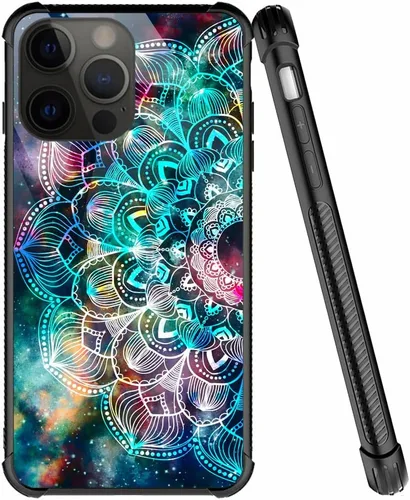 Miniatura 27 de ZHEGAILIAN Funda compatible con iPhone 7/8 Plus, funda de vidrio orgánico para niñas, mujeres y hombres, diseño de cuatro esquinas, antiarañazos, a