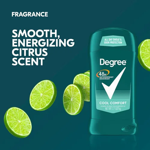 Miniatura 6 de Degree Desodorante antitranspirante para hombre, comodidad fresca, protección de 48 horas, no irritante, 2.7 oz