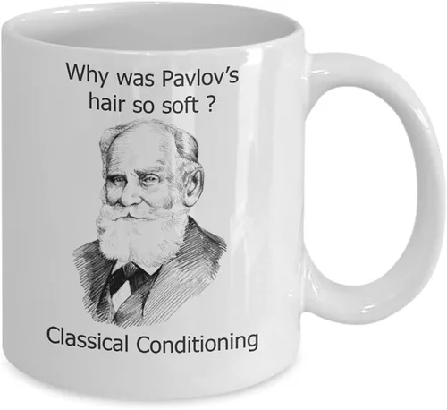 Miniatura 2 de Tazas divertidas de psicología – ¿Por qué el cabello de Pavlov era tan suave? – Regalos ideales para psicólogos de 11 onzas, MUG-R8OFN8MBLZ-11