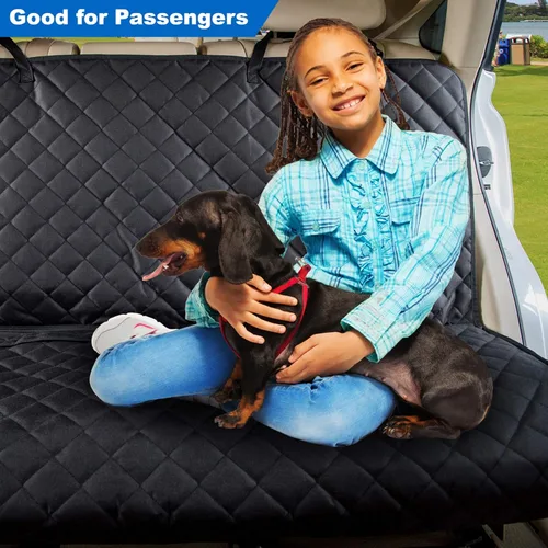 Miniatura 4 de Viewpets- Protector de asiento de auto. Funda de asiento de auto para mascotas, impermeable, resistente y antideslizante, para perros