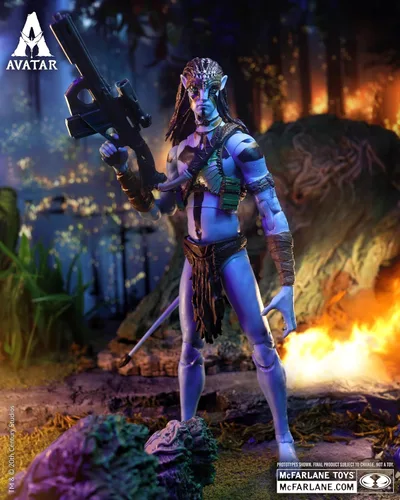 Miniatura 10 de McFarlane Toys - Avatar: Fuego y Ceniza Jake Sully (Batalla Final de Metkayina) Figura de Acción de 7 Pulgadas McFarlane Edición de Coleccionista