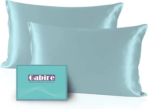 Miniatura 20 de Gabire Funda de almohada de seda de morera para cabello y piel, evita el acné, fundas de almohada de seda real de ambos lados, funda de almohada