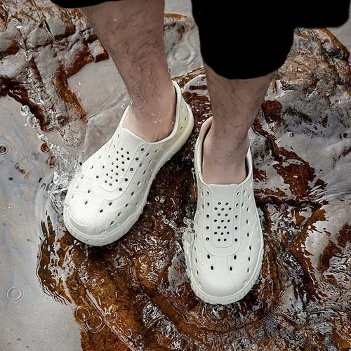 Miniatura 4 de Mens Garden Shoes for Women Breathable Slip-On Gardening Clogs Quick Dry Non-Slip Water Shoe Outdoor Beach Lightweight Sandals