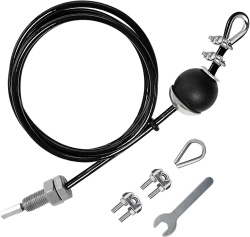 LFJ Cable de repuesto para gimnasio, polea de fitness, cuerda de alambre de acero para máquina de cable, sistema de polea de elevación de peso para