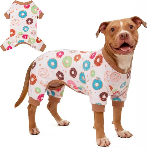 Miniatura 38 de KYEESE - Pijamas de terciopelo para perros y mascotas, ropa suave, abrigo para perros pequeños, mameluco cómodo y elástico, disfraz