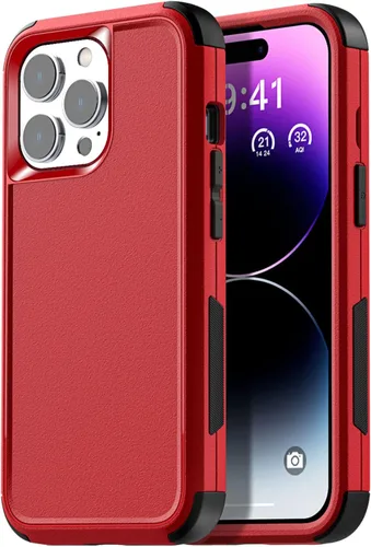 Miniatura 11 de AICase Funda para iPhone 14 Pro Max (6.7") con Protector de Pantalla de Vidrio, Protección contra Caídas de Servicio Pesado, Cuerpo Completo