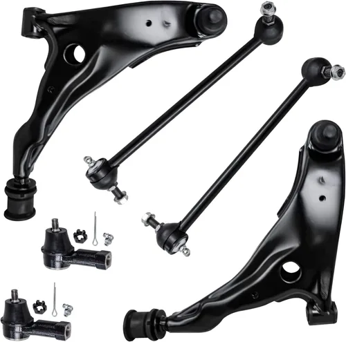 Miniatura 284 de Detroit Axle - Kit de extremo delantero para Chrysler 300 Dodge Charge Challenger 2011-2023, 2 brazos de control inferiores traseros 2 rótulas