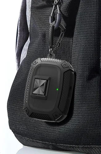 Miniatura 7 de Maxjoy Funda para Beats Studio Buds, Studio Buds Plus 2023 con cerradura, Studios Bud + fundas protectoras a prueba de golpes con llavero para Beats