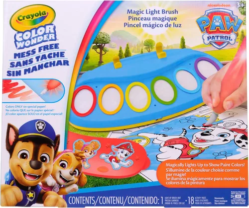 Miniatura 8 de Crayola Color Wonder - Cepillo de luz mágico, estación de pintura sin desorden para niños, juguetes y actividades para niños, regalos de vacaciones