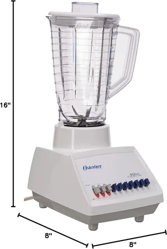 Miniatura 4 de Mexican Classic Oster Galaxie Blender Made in Mexico Osterizer (blanco)