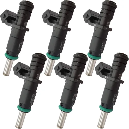 Paquete de 6 inyectores de combustible 7531634 13537531634 4 agujeros Enigne boquilla de pulverización de combustible para B-M-W 128i 328i X3 X 5 Z4
