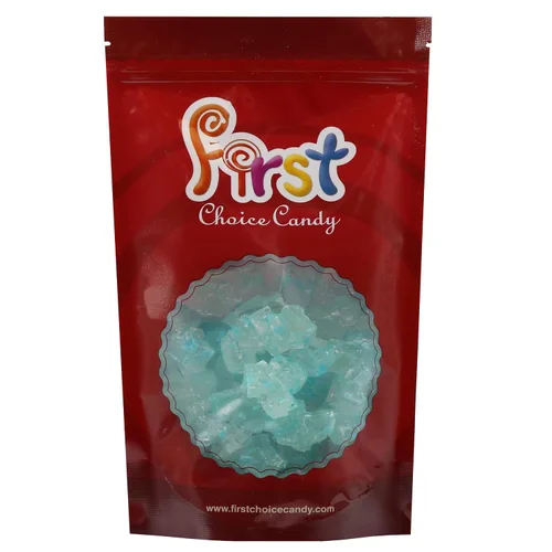 Miniatura 3 de FirstChoiceCandy Rock Candy Strings - Bolsa a granel de 1.5 libras (algodón azul claro)