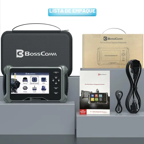Miniatura 9 de Escáner BOSSCOMM IF745 OBD2 2026, herramienta de escaneo de lector de códigos de automóvil de todos los sistemas con 6 reinicios, sangrado