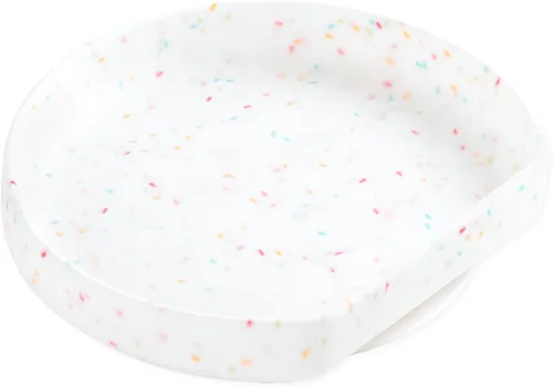 Miniatura 7 de Bumkins Plato de succión para niños pequeños y bebés, cubierta de plato con agarre dividido para bebés y niños, destete guiado por el bebé
