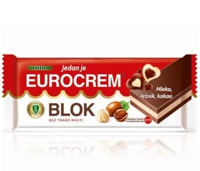 Miniatura 2 de Paquete de 6 Eurocrem Block Chocolate 3.53 oz cada uno