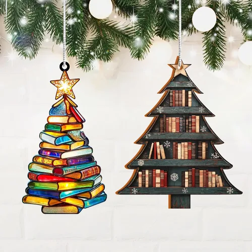 2 piezas de regalos para amantes de los libros, regalos de libros para amantes de los libros, decoración de libros, regalo de lectura, mini adorno